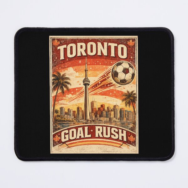 Item preview, Toronto Goal Rush Retro CN Tower Soccer Shirt | Vintage Canada Travel Design designed and sold by Globalcitytees.