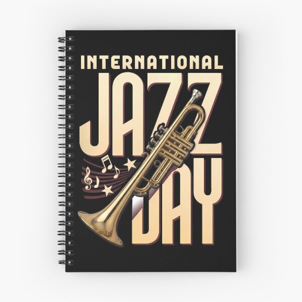 Item preview, Golden Trumpet Vintage – International Jazz Day  designed and sold by Art-Arcade6.