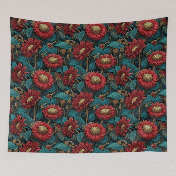 Item preview, Whimsical Sunflower Floral  - Flower Bouquet Pattern - Gifts For Grandma designed and sold by RoyalStarsPatts.