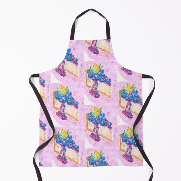 Item preview, Lemon & Blueberry Cheesecake Oil Pastel designed and sold by HettyART.