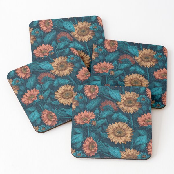 Item preview, Bold Sunflower Floral  - Botanical Garden Pattern - Gifts For Guys designed and sold by RoyalStarsPatts.