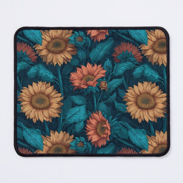 Item preview, Bold Sunflower Floral - Botanical Garden Pattern - Gifts For Guys designed and sold by RoyalStarsPatts.