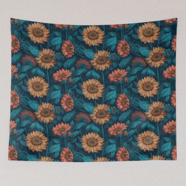 Item preview, Bold Sunflower Floral  - Botanical Garden Pattern - Gifts For Guys designed and sold by RoyalStarsPatts.
