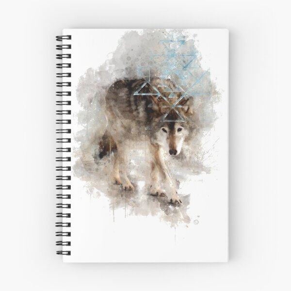 Item preview, Tribal Wolf Watercolor 3 designed and sold by Chelsea Eason.