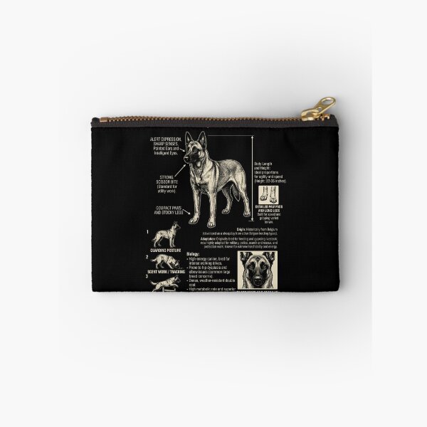 Item preview, Belgian Malinois Scientific Anatomy Biology Dog Lover designed and sold by Kimberley King Art  King Art.