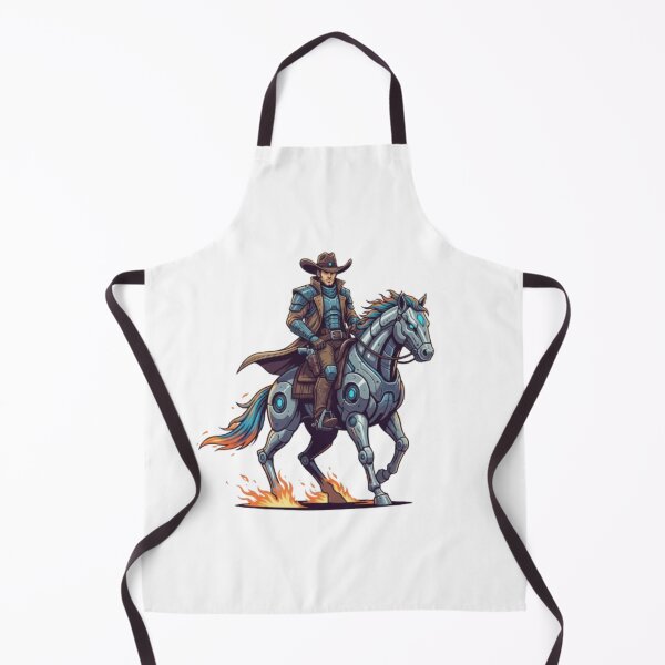 Item preview, Neon Space Cowboy Riding a Robo Horse designed and sold by PixelStyle Studio.