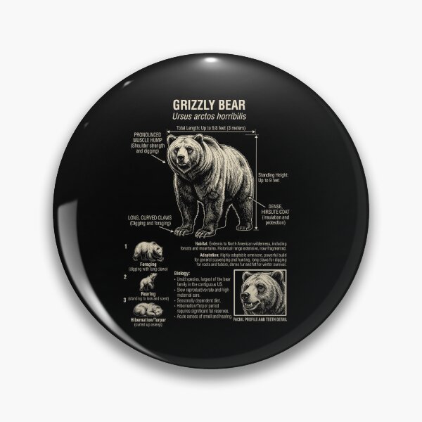 Item preview, Bear Scientific Anatomy Biology Animal Lover designed and sold by Kimberley King Art  King Art.
