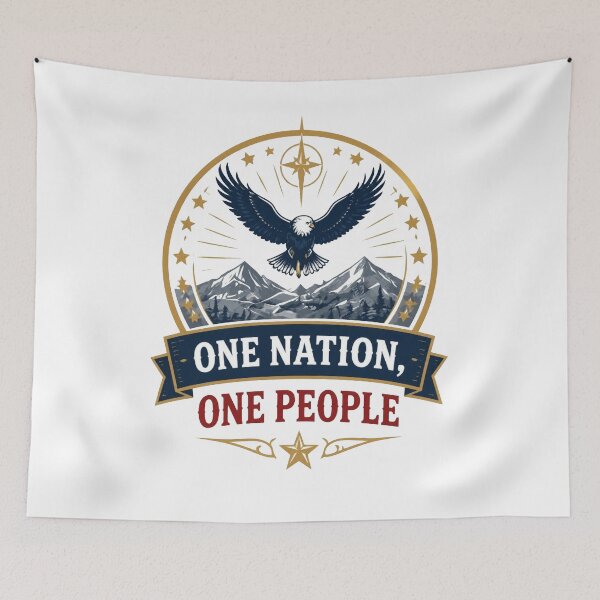 Item preview, One Nation, One People – July 4th Special designed and sold by Icareis-Studios.
