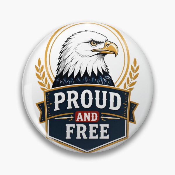 Item preview, Proud and Free – July 4th Special designed and sold by Icareis-Studios.