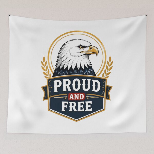 Item preview, Proud and Free – July 4th Special designed and sold by Icareis-Studios.