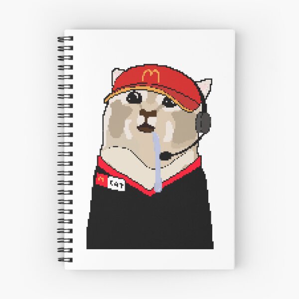 Item preview, Pixel mcd drooling cat designed and sold by Yuri-Chan-Art.