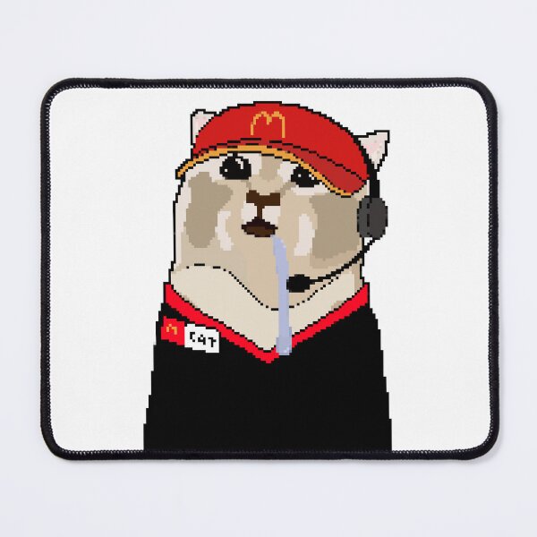 Item preview, Pixel mcd drooling cat designed and sold by Yuri-Chan-Art.