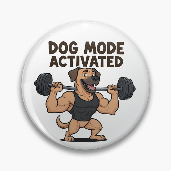 Item preview, Dog Mode Activated Funny Gym Workout designed and sold by Nuvoro Gifts.