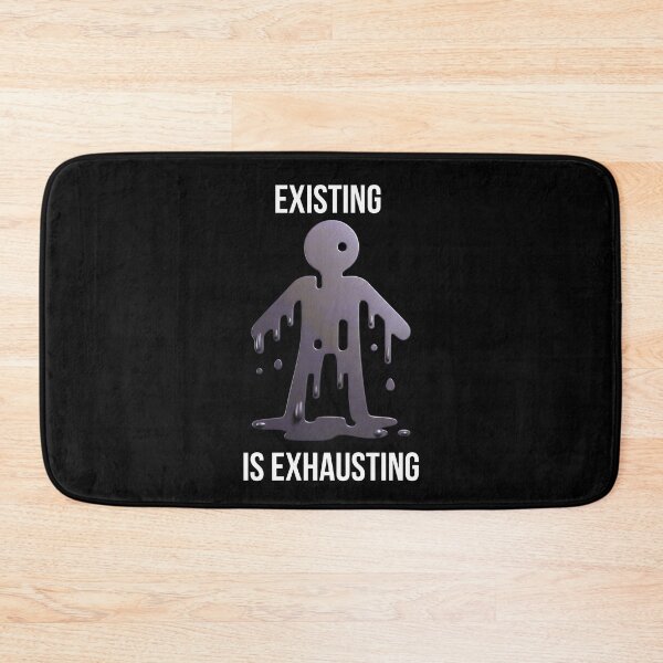 Item preview, Existing Is Exhausting Funny Logo designed and sold by logowannawear.