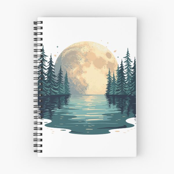 Item preview, The Moon Fell Into the Lake designed and sold by catcurio.