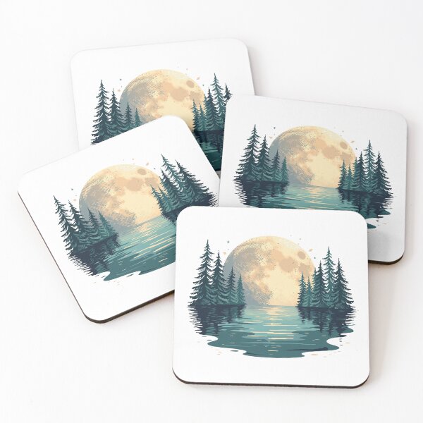 Item preview, The Moon Fell Into the Lake designed and sold by catcurio.