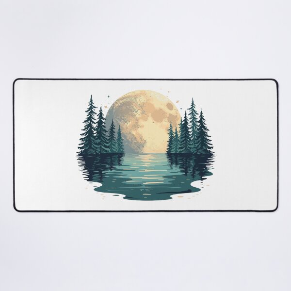 Item preview, The Moon Fell Into the Lake designed and sold by catcurio.