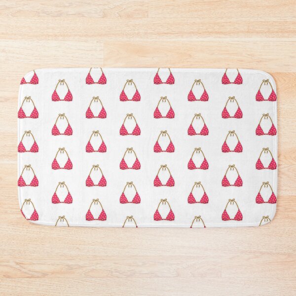 Item preview, Polka Bikini top - pink and orange designed and sold by janishataneja.