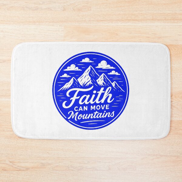 Item preview, Matthew 17:20 Faith Can Move Mountains designed and sold by plushism.