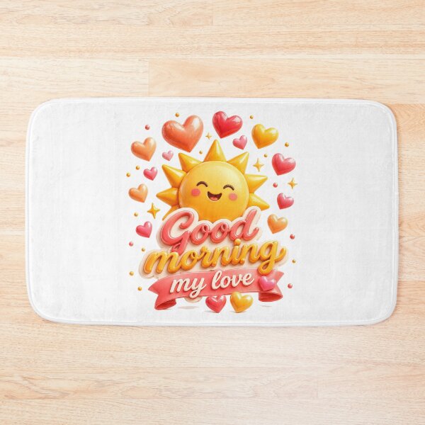 Item preview, Sunny Love Morning Greeting designed and sold by BlissBlvdShop.
