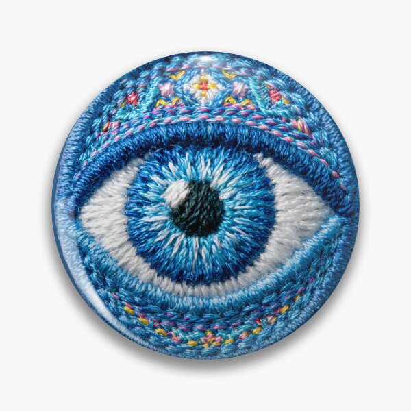 Item preview, Blue Evil Eye Nazar Protection Symbol designed and sold by MegaNovaArt.