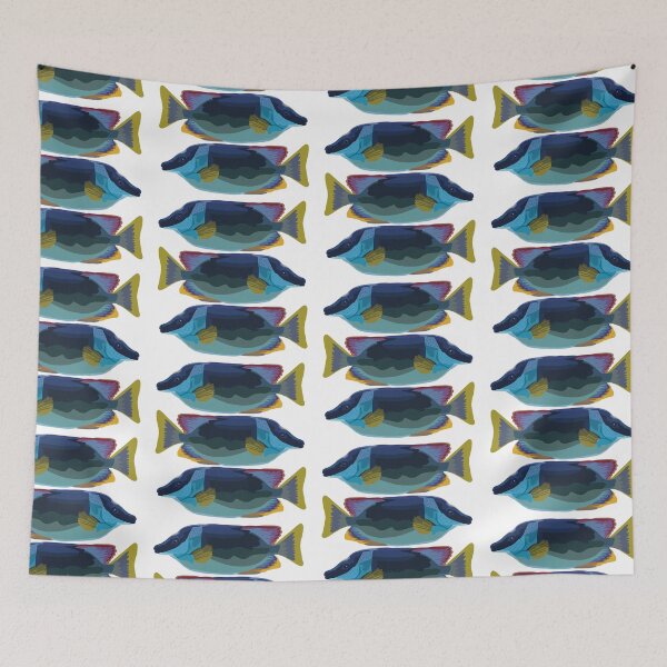 Item preview, Magnificent Rabbitfish Design | Tropical Marine Reef Fish designed and sold by PrettylittlepastelUk.