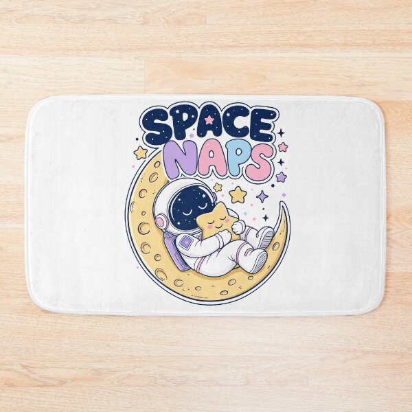Item preview, Space Naps Cute Sleeping Astronaut Moon designed and sold by Inovo13.
