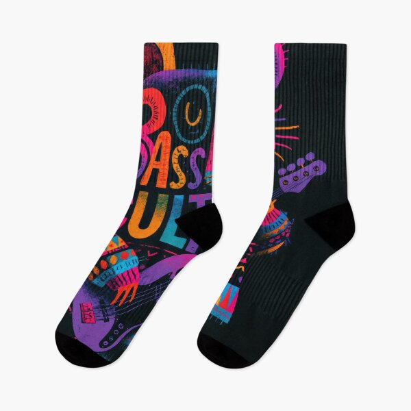 Item preview, Wall Art - Postcard:  Bass Culture Neon Groove designed and sold by ForeverPrintsOK.