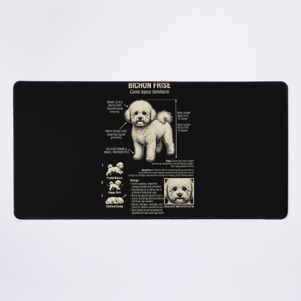 Item preview, Bichon Frise Scientific Anatomy Biology Dog Lover designed and sold by Kimberley King Art  King Art.