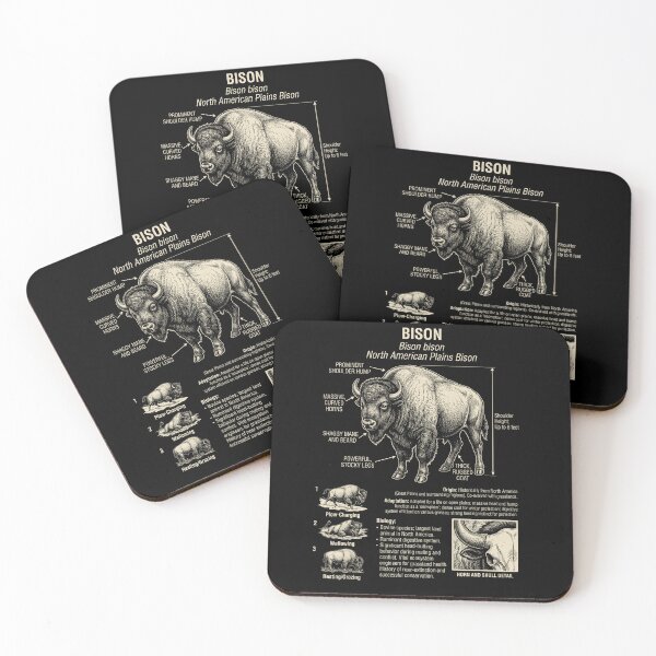 Item preview, Bison Scientific Anatomy Biology Animal Lover designed and sold by Kimberley King Art  King Art.