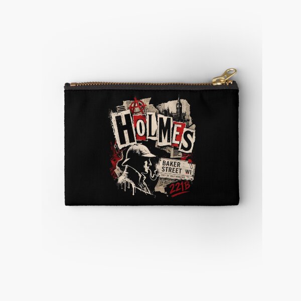 Item preview, Holmes Baker Street 221B Punk Rock Style Collage Art designed and sold by Fenay Designs.