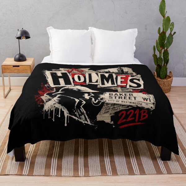 Item preview, Holmes Baker Street 221B Punk Rock Style Collage Art designed and sold by Fenay Designs.