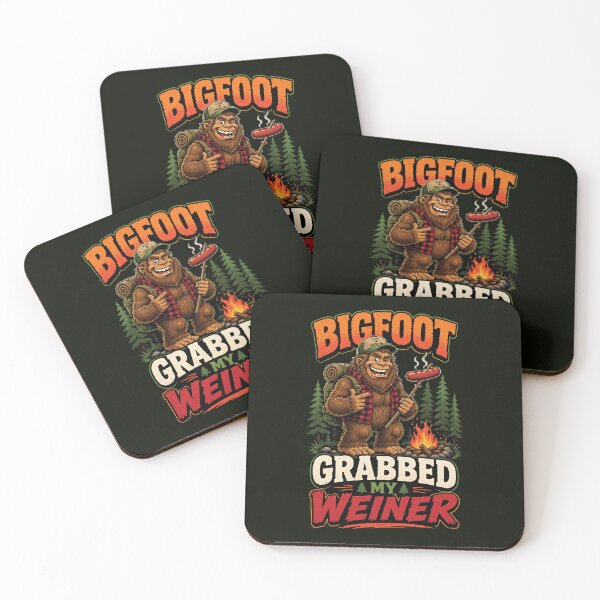 Item preview, Bigfoot Grabbed My Weiner Camping Humor designed and sold by Victor Shadehorn.