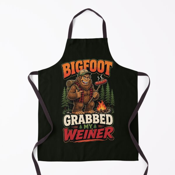 Item preview, Bigfoot Grabbed My Weiner Camping Humor designed and sold by Victor Shadehorn.