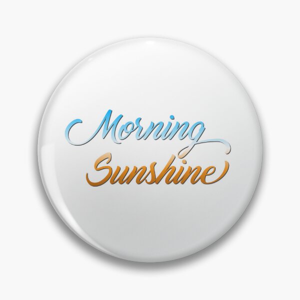 Item preview, Morning Sunshine - Sky Blue & Butterscotch designed and sold by PositronicStu.