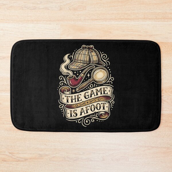 Item preview, The Game Is Afoot Sherlock Holmes Vintage Illustration Art designed and sold by Fenay Designs.
