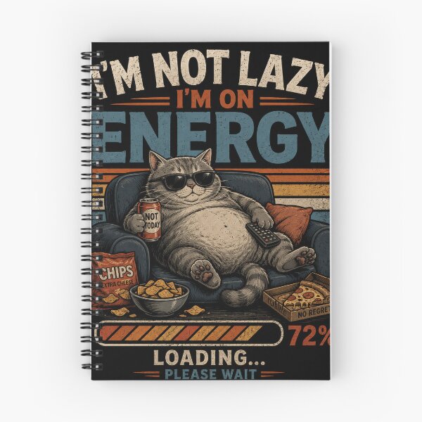 Item preview, Energy Loading Cat designed and sold by Color Verse1.