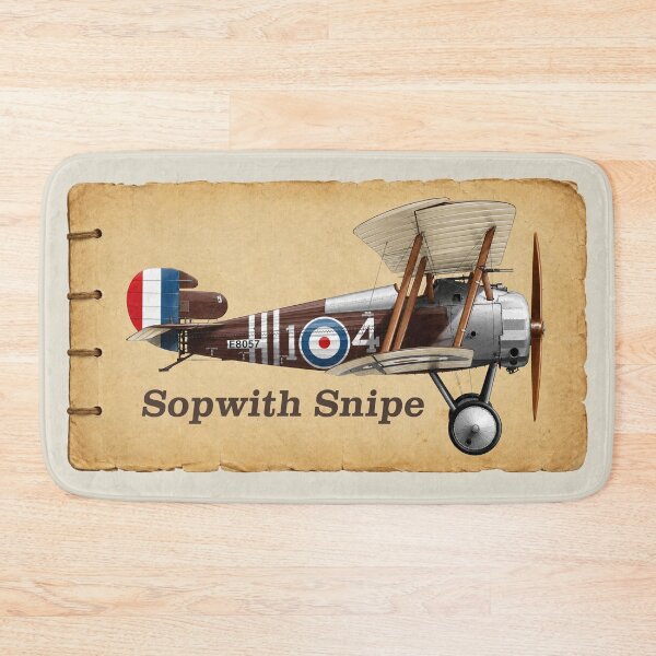Item preview, Sopwith Snipe WW1 Fighter Aircraft Vintage Aviation Diagram designed and sold by MilitaryMart.
