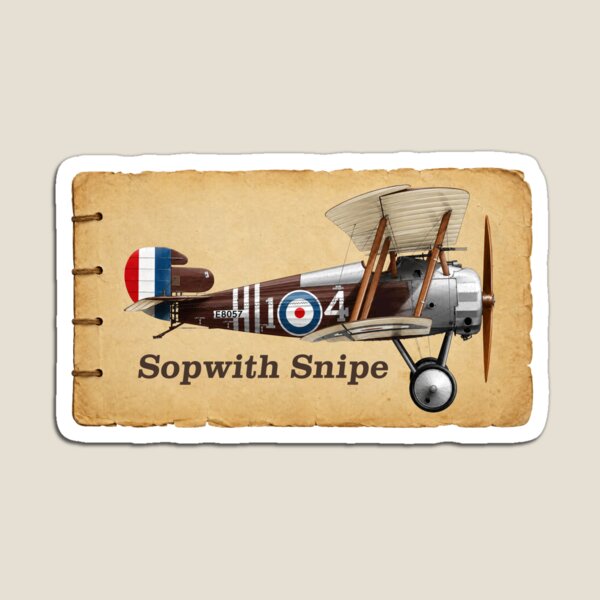 Item preview, Sopwith Snipe WW1 Fighter Aircraft Vintage Aviation Diagram designed and sold by MilitaryMart.