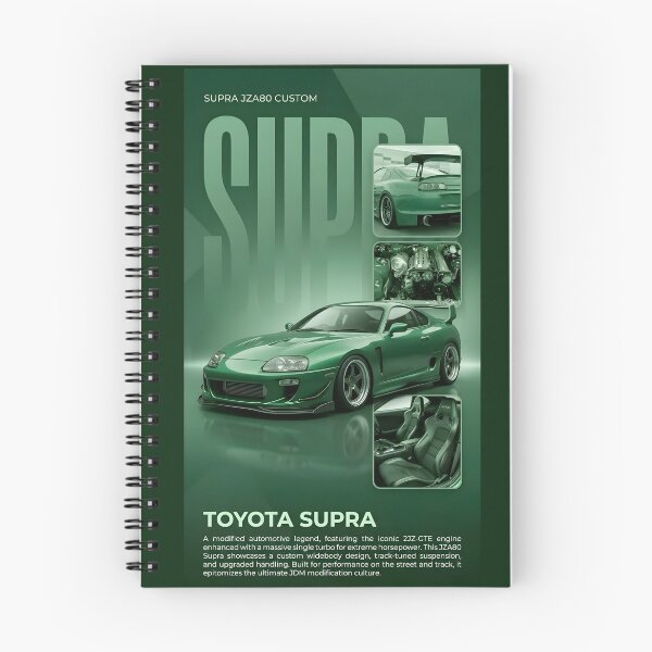 Item preview, Toyota Supra JZA80 Custom Poster | Green JDM Legend designed and sold by PrimeRacer.