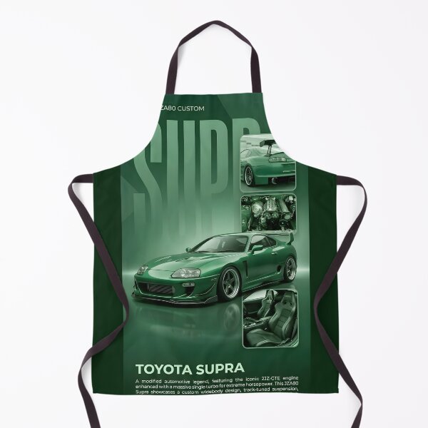 Item preview, Toyota Supra JZA80 Custom Poster | Green JDM Legend designed and sold by PrimeRacer.