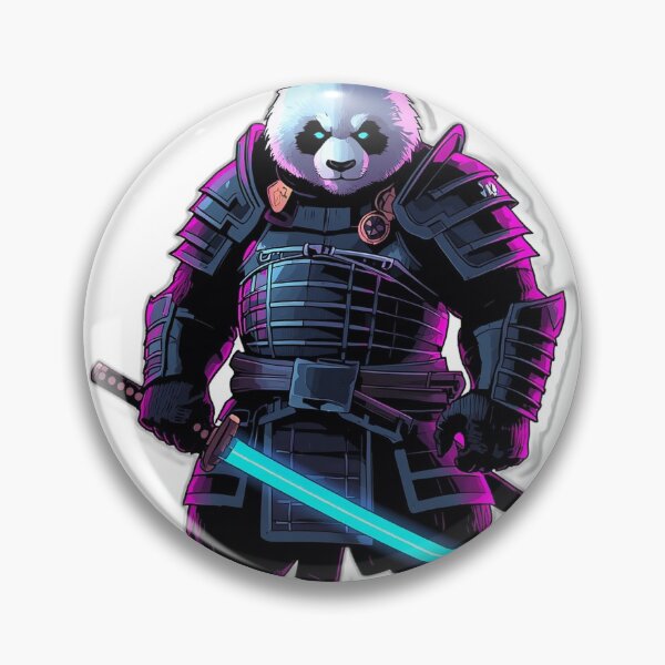 Item preview, Stoic Zen Panda Warrior — Japanese Warrior Art designed and sold by Tokyo Neo Noir Collective .