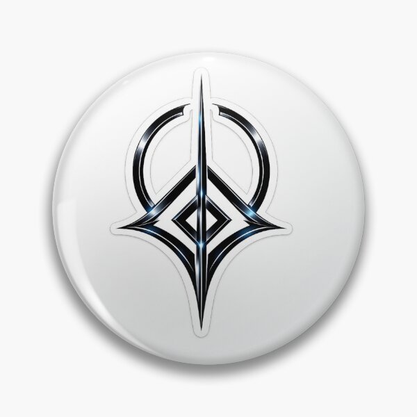 Item preview, Futuristic Diamond Orbit Emblem Sticker designed and sold by MyCreatureArt.