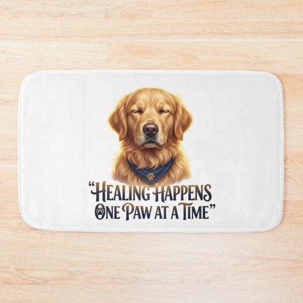 Item preview, Emotional Dog Healing Happens One Paw At A Time designed and sold by pradeepvisuals.