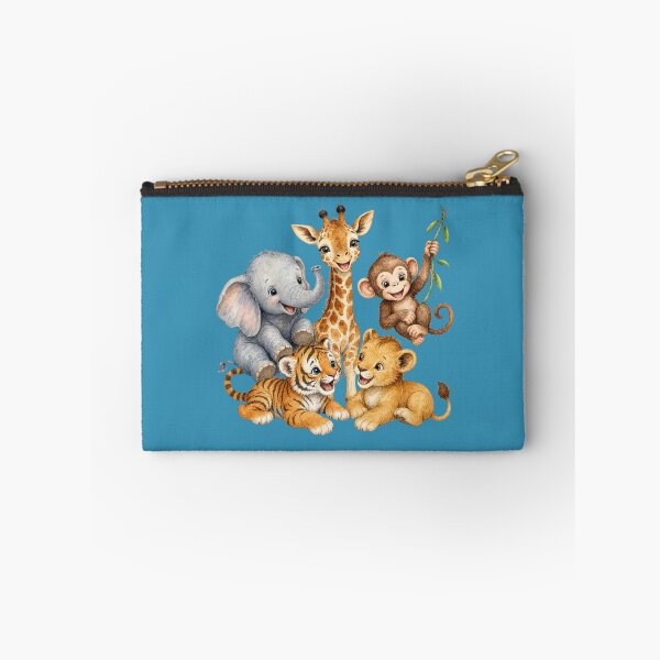 Item preview, Playful Safari Animal Friends Illustration | Giraffe Elephant Monkey Lion Tiger Nursery Art designed and sold by PAPIRO SIGLO XXI.
