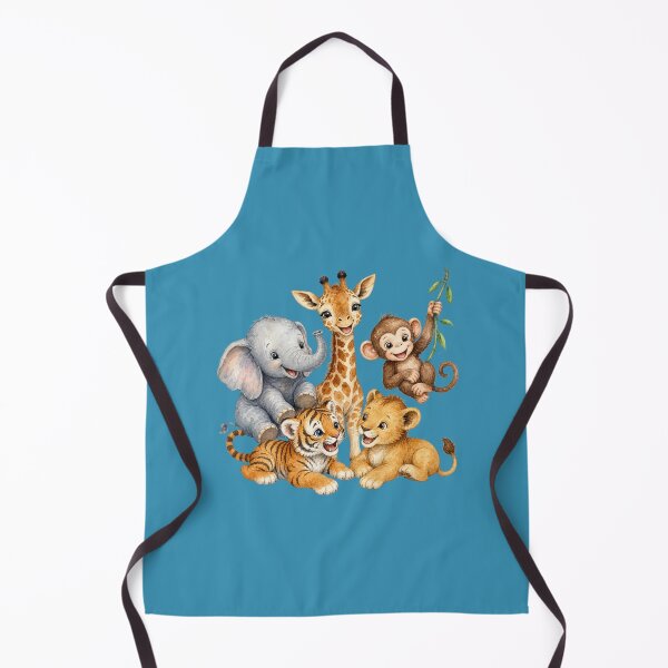 Item preview, Playful Safari Animal Friends Illustration | Giraffe Elephant Monkey Lion Tiger Nursery Art designed and sold by PAPIRO SIGLO XXI.