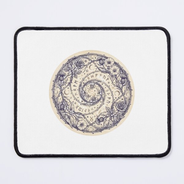 Item preview, Dark Academia Magic Runic Circle Vintage Moon Witchy Mandala designed and sold by Sunday Social Club.