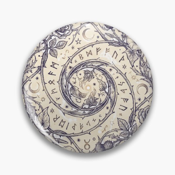 Item preview, Dark Academia Magic Runic Circle Vintage Moon Witchy Mandala designed and sold by Sunday Social Club.