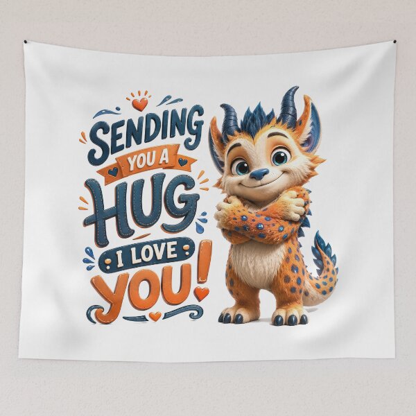 Item preview, Sending You a Hug, Love Spark Friend designed and sold by BlissBlvdShop.