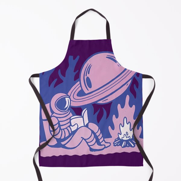 Item preview, Saturn Campfire — Retro Astronaut Reading designed and sold by andromeda-redd.